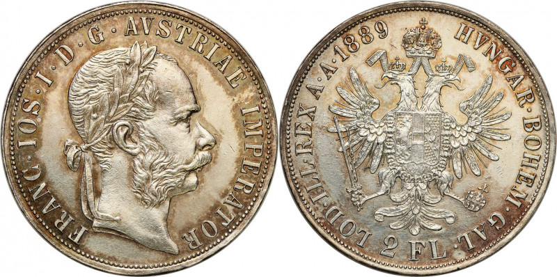 Austria
Austria. Francis Joseph I (1848-1916). 2 florins 1889 - BEAUTIFUL 

P...