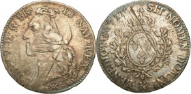 France
France, Louis XV (1715-1774). Ecu 1751K, Bordeaux 

Patyna, rysy. Gadoury 322

Details: 28,90 g Ag 
Condition: 3- (VF-)