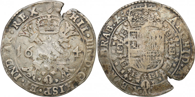 Netherlands
The Spanish Netherlands, Philip IV (1621-1665). Patagon 1654, Antwe...