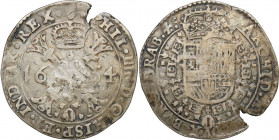 Netherlands
The Spanish Netherlands, Philip IV (1621-1665). Patagon 1654, Antwerp 

Mennicza wada krD�E