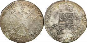 Netherlands
Spanish Netherlands, Burgundy. Albert and Izabela (1598-1621), Thaler undated, Dle? 

Rzadki typ monety. Patyna.Delmonte (-)

Details...