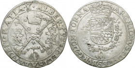 Netherlands
Spanish Netherlands, Albert and Elizabeth (1598-1621). 1/4 patagon undated, Tournai 

E�adnie zachowanie jak na ten typ monety.Delmonte...