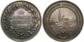 Germany
Germany, Cologne. Award medal of the Bird Protection Club, silver 

Ciemna patyna. Medal niesygnowany.

Details: 22,86 g Ag 
Condition: ...