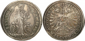 Germany
Germany, Nuremberg. Guldentaler (60 Kreuzer) 1631 - RARE 

Moneta z tytulatura Ferdynanda II.Rzadki typ monety sporadycznie notowany w hand...