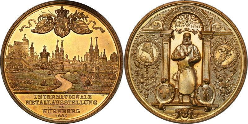 Germany
Germany, Nuremberg. Medal 1885 (Strbel bei Lauer), international metal ...