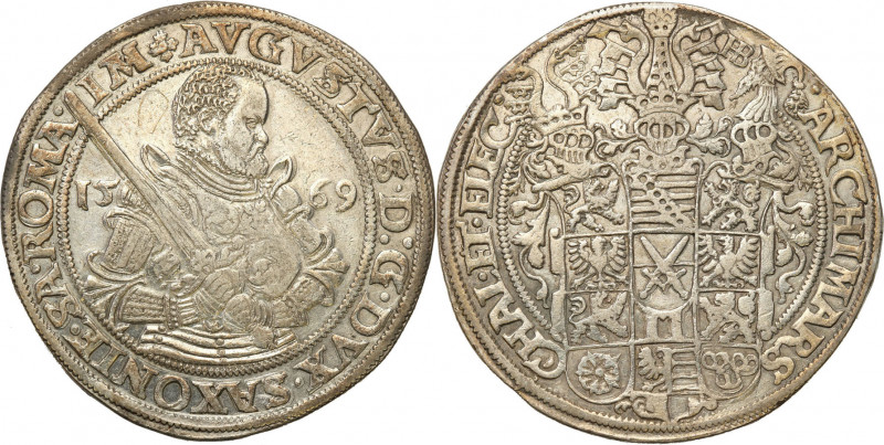 Germany
Germany, Saxony. August (1553-1586). Thaler 1569 HB, Dresden - NO 

A...