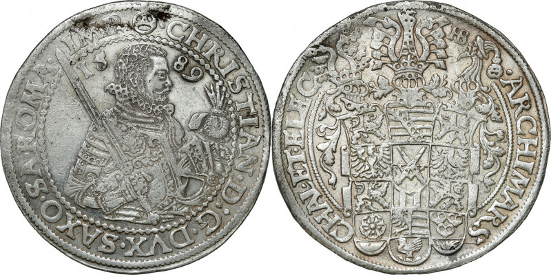 Germany
Germany, Saxony. Krystian I (1586-1591). Thaler 1587 HB, Dresden 

Aw...