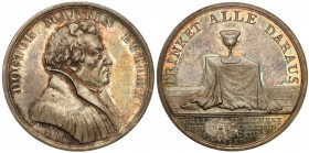 Germany
Germany, Martin Luther. Medal 1817, silver 

PiD�kny egzemplarz. Gabinetowa patyna.&nbsp;

Details: 5,68 g Ag 
Condition: 1- (UNC-)