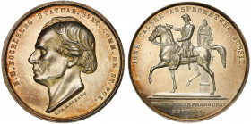 Sweden
Sweden. Medal 1844 - Fogelberg, silver 

Kolorowa patyna, drobne rysy w polu.

Details: 31 mm 12,73 g Ag
Condition: 2 (EF)