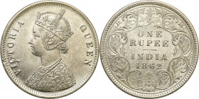 British India
India. Victoria (18371901). 1 rupee 1862 

E�adnie zachowane. Lekkie przetarcie w polu.KM 473 var.

Details: 11,59 g Ag 
Condition...