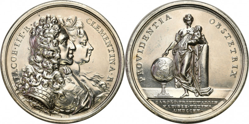 Great Britain
England, James III and Clementine, Medal for the birthday of Prin...