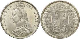 Great Britain
England. Victoria (1837-1901). 1/2 Crown 1887 - BEAUTIFUL

PoE�ysk menniczy. PiD�knie zachowane.Seaby 3924

Details: 14,18 g Ag
Co...
