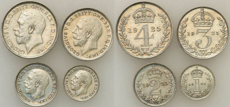 Great Britain
England. George VI (1936-1952). 1 - 4 pence Maundy Set 1925 - BEA...