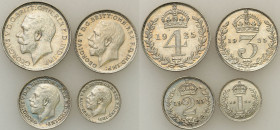 Great Britain
England. George VI (1936-1952). 1 - 4 pence Maundy Set 1925 - BEAUTIFUL 

PiD�kny set 4 monet. Seaby 4086

Details: Ag 
Condition:...