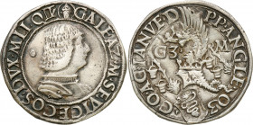 Italy
Italy, Milan, Galeazzo Maria Sforza (1468-1476). Testone 

Ciemna patyna. Rzadsza moneta.CNI 48; Crippa 6 var.; Ravegnani-Morosini 8

Detai...