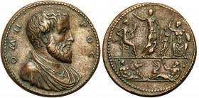 Italy
Italy, Padua medal by Giovani Cavino (1500-1570) XVI century. Medal 

Aw.: Popiersie Homera wzdE�uE < otoku zapisane alfabetemgreckim imiD� O...