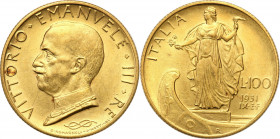 Italy
Italy. 1 Vittorio Emanuele III (1900-1946) 100 lire 1931-X, Rome 

Rzadka odmiana z oznaczeniem X - kilkukrotnie rzadsza niE