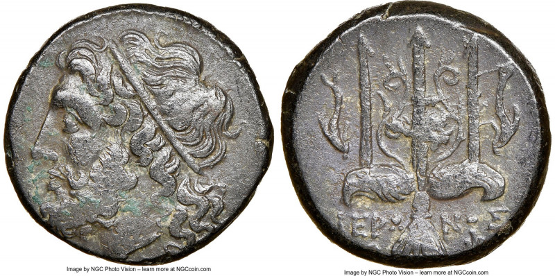 SICILY. Syracuse. Hieron II (ca. 275-215 BC). AE litra (19mm, 11h). NGC Choice V...