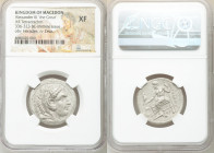MACEDONIAN KINGDOM. Alexander III the Great (336-323 BC). AR tetradrachm (25mm, 11h). NGC XF. Lifetime or early posthumous issue of Damascus, ca. 330-...