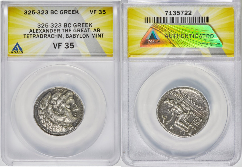 MACEDONIAN KINGDOM. Alexander III the Great (336-323 BC). AR tetradrachm (26mm, ...