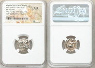MACEDONIAN KINGDOM. Alexander III the Great (336-323 BC). AR drachm (17mm, 1h). NGC AU. Posthumous issue of Abydus, ca. 310-301 BC. Head of Heracles r...