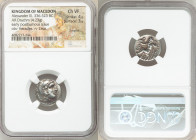 MACEDONIAN KINGDOM. Alexander III the Great (336-323 BC). AR drachm (17mm, 4.23 gm, 7h). NGC Choice VF 4/5 - 3/5, light marks. Early posthumous issue ...