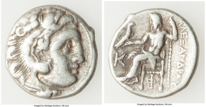 MACEDONIAN KINGDOM. Alexander III the Great (336-323 BC). AR drachm (17mm, 4.30 ...
