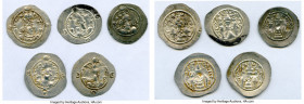 ANCIENT LOTS. Oriental. Sasanian Kingdom. Lot of five (5) AR drachms. Fine-Choice Fine. Includes: AR drachms (5), various rulers. Total five (5) coins...