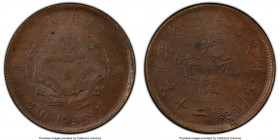 Kuang-hsü 20 Cash ND (1903) MS62 Brown PCGS, KM-Y5, CL-HB.08. Weakly struck dragon, glossy brown. 

HID09801242017

© 2020 Heritage Auctions | All...