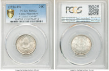 Manchuria. Hsüan-t'ung 20 Cents ND (1914-1915) MS63 PCGS, KM-Y213a.3, L&M-497. Steel gray toned. 

HID09801242017

© 2020 Heritage Auctions | All ...