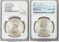 Republic Sun Yat-sen "Memento" Dollar ND (1927) UNC Details (Chopmarked) NGC, KM-Y318a.1, L&M-49. 6-Pointed Stars. 

HID09801242017

© 2020 Herita...