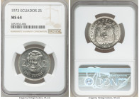 Republic 2 Sucres 1973 MS64 NGC, Mexico City mint, KM82.

HID09801242017

© 2020 Heritage Auctions | All Rights Reserved