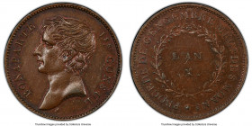 Napoleon copper Specimen Essai 40 Francs L'An X (1801/1802) SP58 PCGS, Maz-581a. By Jaley. BONAPARTE IER CONSUL His bare head left, star below / PROCE...