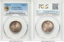 Wilhelm II 3-Piece Lot of Certified Marks 1914-D MS67 PCGS, Munich mint, KM14. Sold as is, no returns. 

HID09801242017

© 2020 Heritage Auctions ...