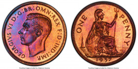 George VI Proof Penny 1937 PR64 Red and Brown PCGS, KM845, S-4114. Luminescent blue and violet toning. 

HID09801242017

© 2020 Heritage Auctions ...