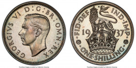 George VI Proof Shilling 1937 PR65 PCGS, KM853, S-4082. English reverse. 

HID09801242017

© 2020 Heritage Auctions | All Rights Reserved