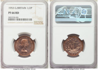 Elizabeth II Proof 1/2 Penny 1953 PR66 Red NGC, KM882, S-4155. 

HID09801242017

© 2020 Heritage Auctions | All Rights Reserved