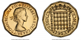 Elizabeth II Proof 3 Pence 1953 PR66 PCGS, KM886, S-4152. 

HID09801242017

© 2020 Heritage Auctions | All Rights Reserved