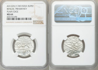 British India. Bengal Presidency 5-Piece Lot of Certified Rupees AH 1229 Year 17/49 (1815) MS64 NGC, Benares mint, KM41. Plain edge. Sold as is, no re...
