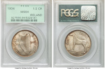 Free State 1/2 Crown 1934 MS64 PCGS, KM8.

HID09801242017

© 2020 Heritage Auctions | All Rights Reserved
