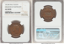 Kingdom of Napoleon. Napoleon I Soldo 1813-M AU58 Brown NGC, Milan mint, KM-C3.2.

HID09801242017

© 2020 Heritage Auctions | All Rights Reserved