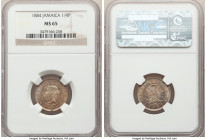 British Colony. Victoria Farthing 1884 MS65 NGC, London mint, KM15.

HID09801242017

© 2020 Heritage Auctions | All Rights Reserved