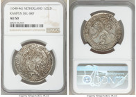 Kampen. City 1/2 Lion Daalder ND (1640-1646) AU50 NGC, Delm-887. 

HID09801242017

© 2020 Heritage Auctions | All Rights Reserved