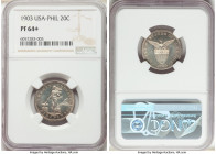 USA Administration Proof 20 Centavos 1903 PR64+ NGC, Philippines mint, KM166. Mintage: 2,558. 

HID09801242017

© 2020 Heritage Auctions | All Rig...