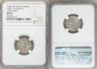 Castile & Leon. Sancho IV Cornado ND (1284-1295) MS63 NGC, Leon mint, Cay-1188. L on door. 0.77gm. 

HID09801242017

© 2020 Heritage Auctions | Al...