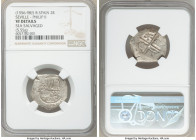 Philip II Cob 2 Reales ND (1556-1598) S-B VF Details (Sea Salvaged) NGC, Seville mint. 5.55gm. 

HID09801242017

© 2020 Heritage Auctions | All Ri...