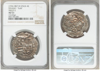 Philip II 4 Reales ND (1556-1598) T-M AU53 NGC, Toledo mint ("ToM"), Cal-414. 13.55gm.

HID09801242017

© 2020 Heritage Auctions | All Rights Rese...
