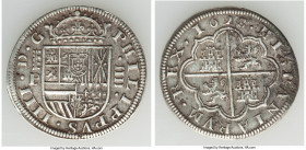Philip IV 4 Reales 1628 (Aqueduct)-P XF (Corrosion), Segovia mint, KM98. 34.5mm. 13.35gm. 

HID09801242017

© 2020 Heritage Auctions | All Rights ...