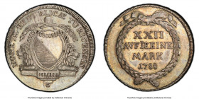 Zurich. Canton 1/2 Taler 1788-B XF45 PCGS, KM174. 

HID09801242017

© 2020 Heritage Auctions | All Rights Reserved