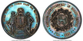 Confederation silver Specimen "St. Gallen - Ebnat-Kappel Shooting Festival" Medal 1891 SP63 PCGS, Richter-1167b. 45mm. By J. Stauffacher and H. Bovy. ...